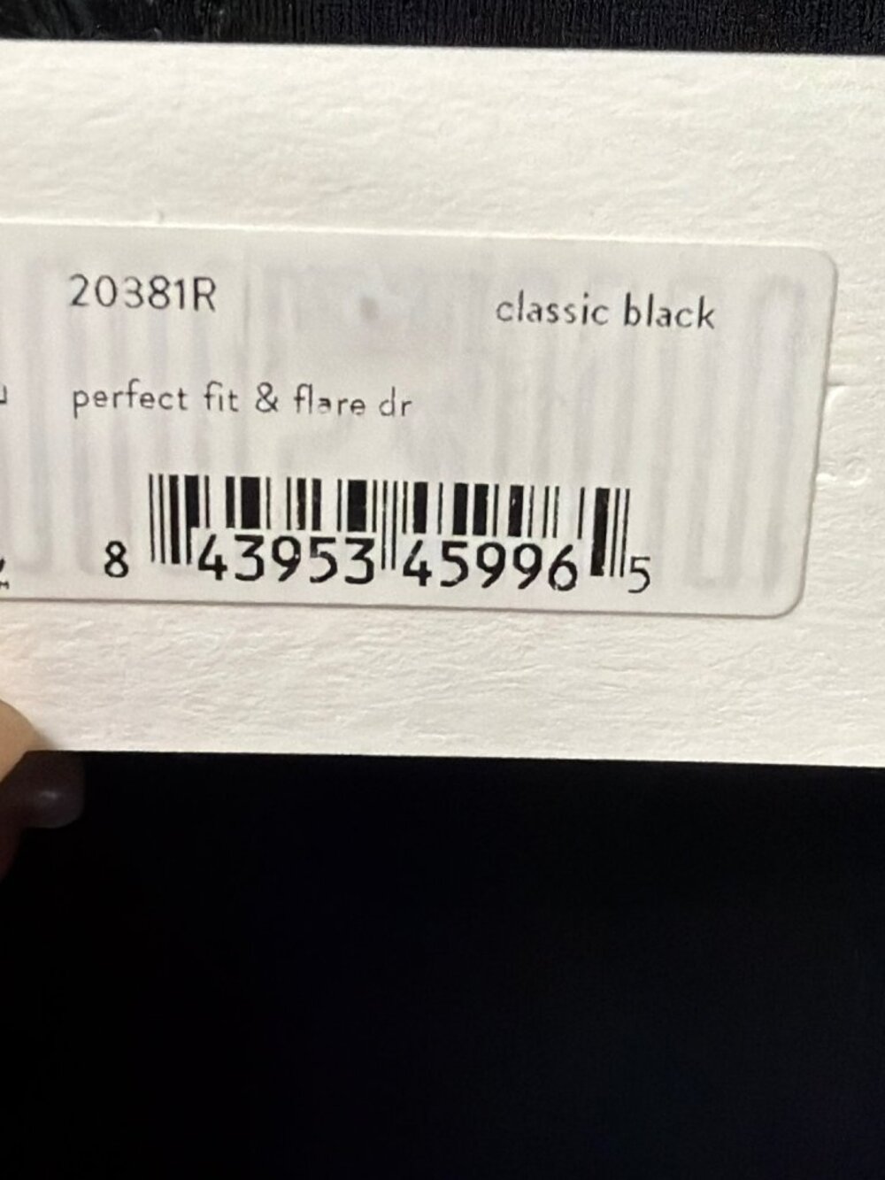 Spanx Perfect Fit Flare Black Ponte Stretch Dress Pockets Large New - Picture 8 of 8